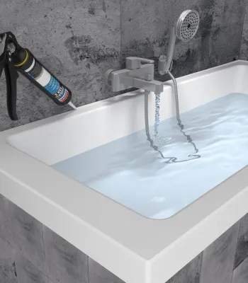 Sealing a bath