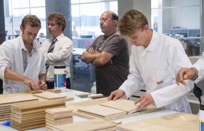 Impressie evenement parketlijm in de Soudal Academy