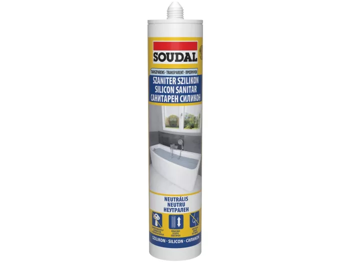 Neutralni sanitarni silikon Prozirna 280ml